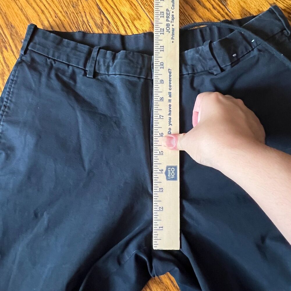 UNIQLO Men's Smart Ankle Chino Pants Size M Blue Elastic Drawstring Waist - Picture 5 of 8